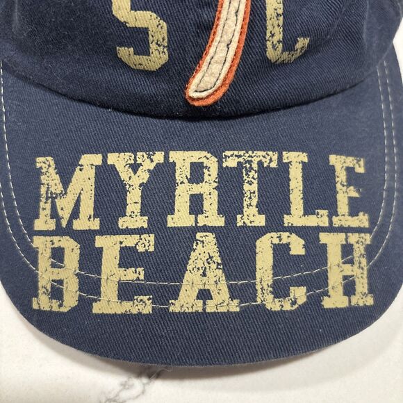 MYRTLE BEACH South Carolina hat Blue adjustable cotton cap - Picture 2 of 6